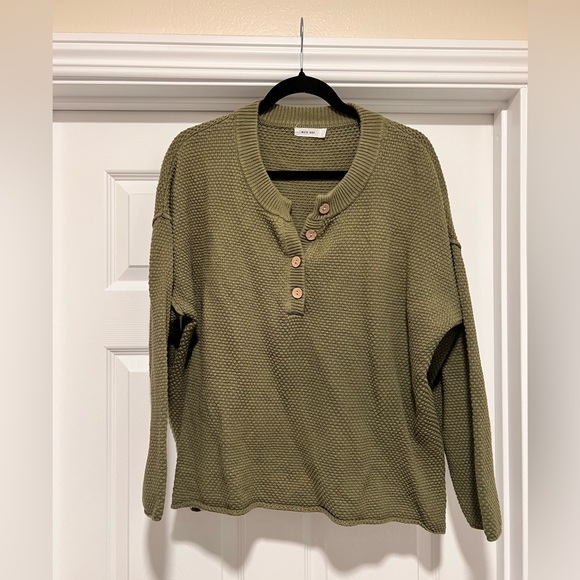Waffle knit sweater - Picture 1 of 1